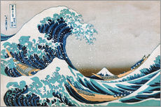 Gallery print  The Great Wave, Katsushika - Katsushika Hokusai