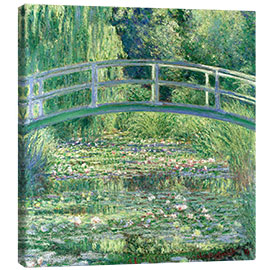 Canvas print  White waterlilies - Claude Monet