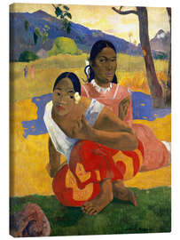 Canvas print  When Will You Marry? - Paul Gauguin