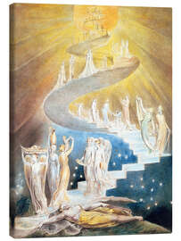 Canvas print  Jacob's ladder - William Blake