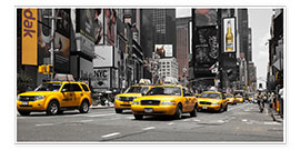 Poster New York City -Yellow Cabs