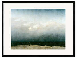 Framed art print  Monk by the Sea - Caspar David Friedrich