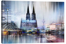 Canvas print  Cologne 2 - Städtecollagen