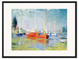 Framed art print  Argenteuil - Claude Monet