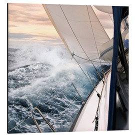 Aluminium print  Sailing through the storm - Jan Schuler