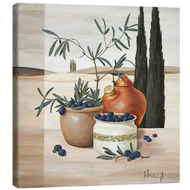 Canvas print  Harvesting olives - Franz Heigl