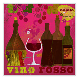 Poster Vino Rosso