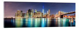 Acrylic print  New York City Skyline, panoramic view - Sascha Kilmer