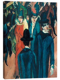 Canvas print  Berlin Street Scene - Ernst Ludwig Kirchner