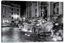 Canvas print  Trevi Fountain in Rome - Filtergrafia