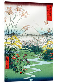 Acrylic print  Otsuki Fields in Kai Province - Utagawa Hiroshige