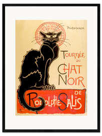 Framed art print  Le Chat Noir - Théophile-Alexandre Steinlen