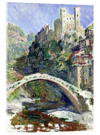 Acrylic print  Castle of Dolceacqua - Claude Monet