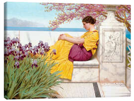 Canvas print  Under The Blossom That Hangs On The Bough - John William Godward