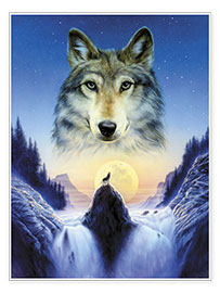Poster Cosmic wolf