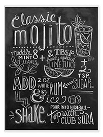 Poster  Mojito recipe - Lily &amp; Val