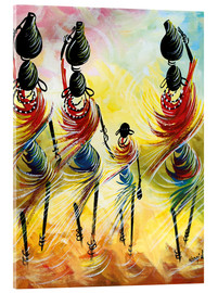 Acrylic print  African Women Fetching Water - Nangida