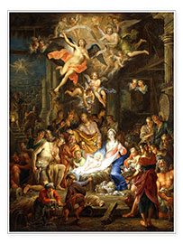 Poster Geburt Christi. 1741