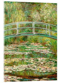 Acrylic print  The Japanese bridge - Claude Monet