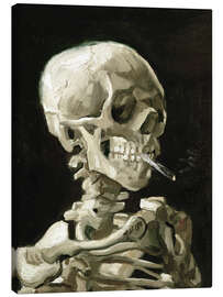 Canvas print  Skeleton with a burning cigarette - Vincent van Gogh