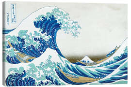 Canvas print  The Great Wave off Kanagawa - Katsushika Hokusai