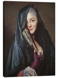 Canvas print  Lady with veil - Alexander Roslin