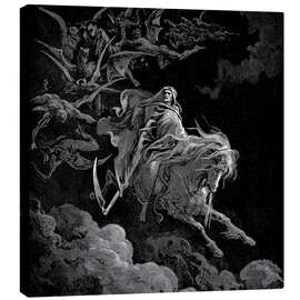 Canvas print  Death on a pale horse - Gustave Doré