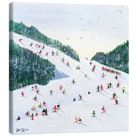 Canvas print  Skiing, 1995 - Judy Joel