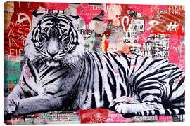 Canvas print  Street Art Tiger - Michiel Folkers