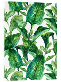 Acrylic print  Tropical Leaves