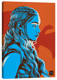 Canvas print  Daenerys Targaryen - Dhionata M. Schneider