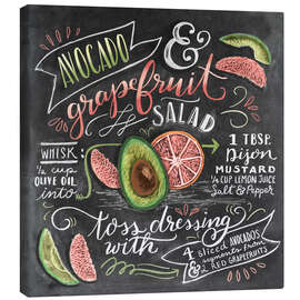 Canvas print  Avocado Grapefruit Salad - Lily &amp; Val