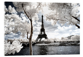 Acrylic print  Infrared - Paris Eiffel Tower - Philippe HUGONNARD