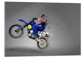 Acrylic print  Motocross rider
