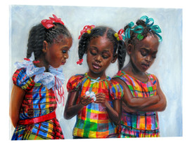Acrylic print  three girls - Jonathan Guy-Gladding