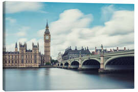 Canvas print  LONDON, Big Ben and Westminster Bridge - rclassen