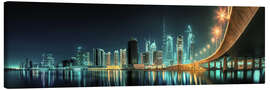 Canvas print  Panoramic view - Dubai Business Bay