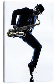 Canvas print  Jazz saxophone