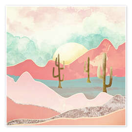 Poster  Desert Mountains - SpaceFrog Designs