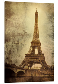 Acrylic print  Eiffel tower