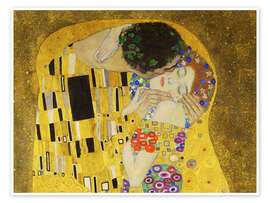 Poster  The Kiss (detail) III - Gustav Klimt